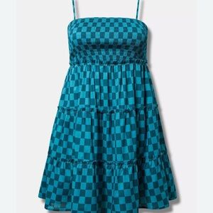 Torrid Mini Cotton Voile Trapeze Cover-Up Dress Size 2X